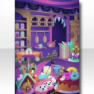 (Wallpaper/Profile) Haunted Restaurant Sweet Kitchen Wallpaper ver.A purple