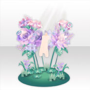 (Avatar Decor) Surrounded by Flowers Colored with Sunlight ver.A purple