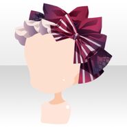 (Head Accessories) Profuse Blooming Girl's Decorative Hood ver.A red