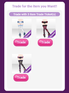 Trade for 3 Item Trade Tickets