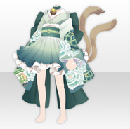(Tops) Mysterious Banquet Monster Cat Top ver.A green