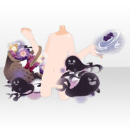 (Hand Accessories) Creepy Candy Ghost ver.A black