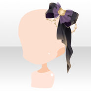 (Head Accessories) Fairy Tale World Lace Bow ver.A black