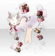 (Avatar Decor) Ghost Christmas Flying Gifts ver.A red