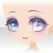 (Face) Ghost Christmas Odd Eyes Shy Face ver.A pale blue