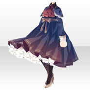 (Tops) Profuse Blooming Wolf's Dress ver.A blue