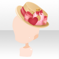 (Head Accessories) Perfume on Cancan Hat ver.A pink