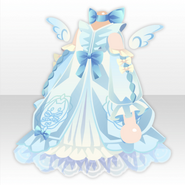 (Tops) Angelic Kittens Feather Frill Dress ver.A blue