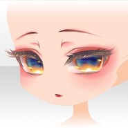 (Face) Goddess of Sun Blank Look Face ver.A blue