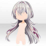 (Hairstyle) Gentleman's Invitation Long Wolf Hair ver.A gray