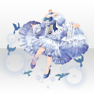 (Tops) Hope Bird Flying Dress ver.A blue
