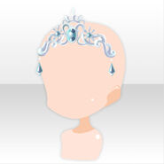 (Head Accessories) Frozen Ice Princess Crown ver.A white