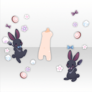 (Body Accessories) Sugarly Dream Meringue Rabbit ver.B black