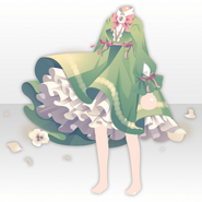 (Tops) Cherish Flower Magic ! Junior Student Uniform Style ver.A green