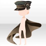 (Head Accessories) Symphony Military Cap and Cloak ver.A brown