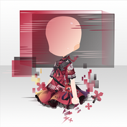 (Tops) Rubbish Monitor Hologram Dress ver.A red