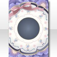 (Wallpaper/Profile) Epicure Flower Dish Wallpaper ver.A blue (40 Plays)