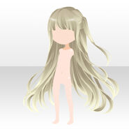 (Hairstyle) Lavshuca Mademoiselle Long Hair ver.A gold