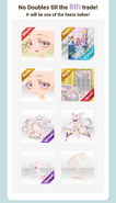 No-Double-Promo②♡ for (Back Accessories) Flowering Sigh Curtain ver.A pink