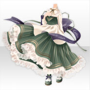 (Tops) Love Letter Girl Dress ver.A green