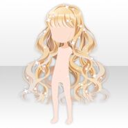 (Hairstyle) Flower Garden Shiny Fluffy Long Hair ver.A yellow