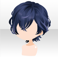 (Hairstyle) La Vie En Rose Arrange Short Hair ver.A navy blue
