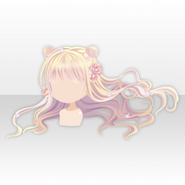 (Hairstyle) Mermaid's Blossom Buns Long Hair ver.A yellow