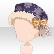 (Head Accessories) Snow Land Romantic Hat ver.A purple. (3 Plays)
