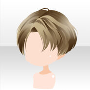 (Hairstyle) Meraviglioso Side Parted Short Hair ver.A yellow