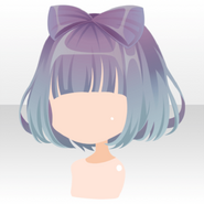 (Hairstyle) Sugarly Dream Short Bob Hair ver.B blue