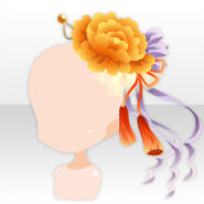(Head Accessories) Asian Gorgeous Flower Accessory ver.A yellow