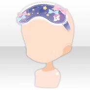 (Face Accessories) Happiness Dream Eye Mask ver.A purple