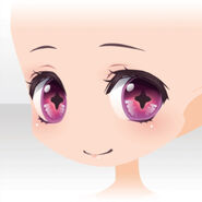 (Face) Undercore Cute Smile Face ver.A pink