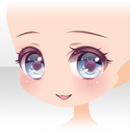 (Face) Melty Pretty Strawberry Smile Face ver.A blue