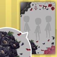 (Show Items) Dancing Girl Lace and Bouquet Decor2 Red ver.1