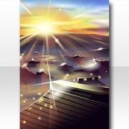 (Wallpaper/Profile) Shining Sunrise Heavenly Sky Wallpaper ver.A yellow