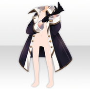 (Outerwear) Gentleman's Invitation Collared Coat and Gloves ver.A black