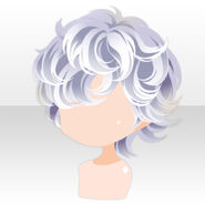 (Hairstyle) Creepy Night Short Hair ver.A white