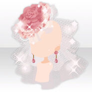 (Head Accessories) Marie Shining Rose Hat ver.A pink