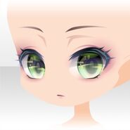 (Face) Missing Digital Eyes Pompous Face ver.A green