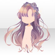 (Hairstyle) Decadent Beauty Rose Buns Hair ver.A pink