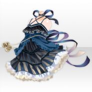 (Tops) Lost Lady Frilled Dress ver.A black