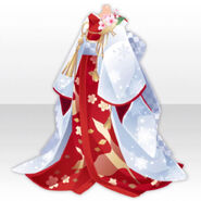 (Tops) Ayakashi Fox Shiromuku Dress ver.A red