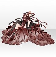 (Tops) Devil Church Lady Lilith Dress ver.A red