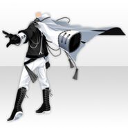 (Tops) Symphony Military Back Style ver.A white
