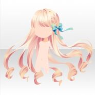 (Hairstyle) Pastel Alice Braided Long Curly Hair ver.A gold