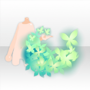 (Hand Accessories) Shining Butterflies Flying into the Air ver.A green