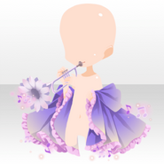 (Face Accessories) Melody of Daisy ♪ Blowing Trumpet Coat ver.A purple