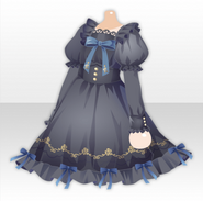 (Tops) Gärtner in der Nacht Frill Dress ver.A black
