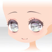 (Face) Happy Makeup Girls Smile Face ver.A white